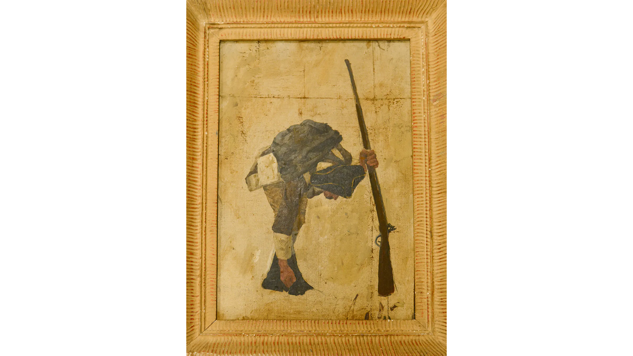 William Trego character study for the March To Valley Forge painting.