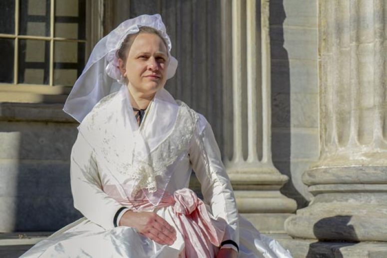 Recreated 1787 Eliza Hamilton Gown