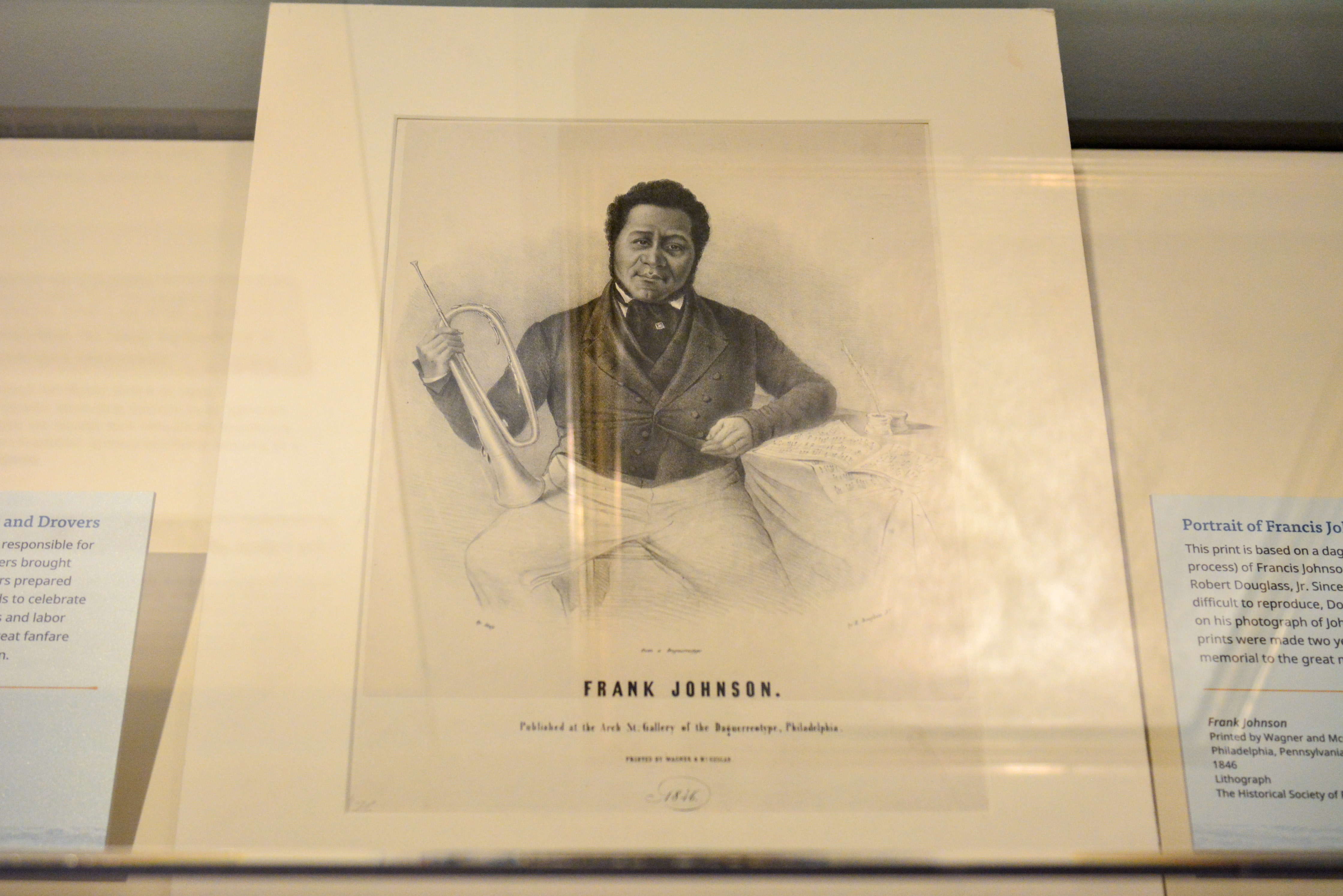 A daguerreotype portrait of Black musician and composer Francis "Frank" Johnson.