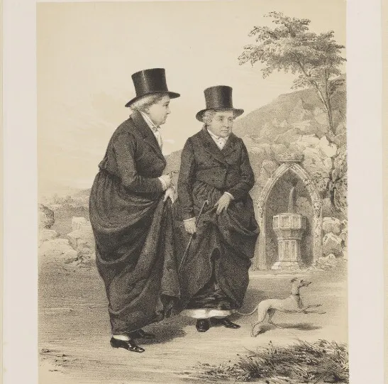 The Ladies of Llangollen print