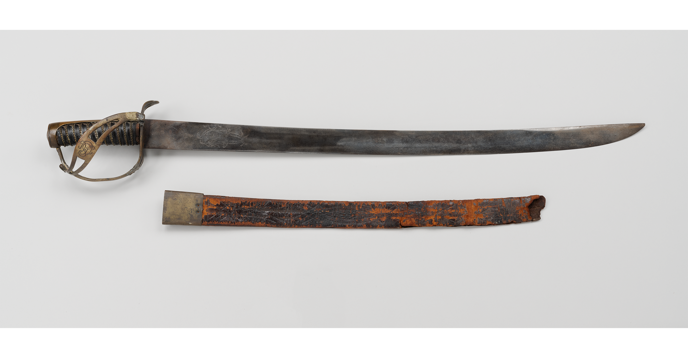 This hanger was given to Jeremiah Keeler by the Marquise de Lafayette.