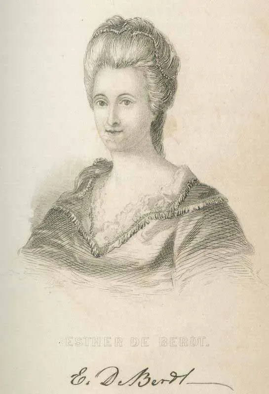 Drawing of "Esther de Berdt Reed."
