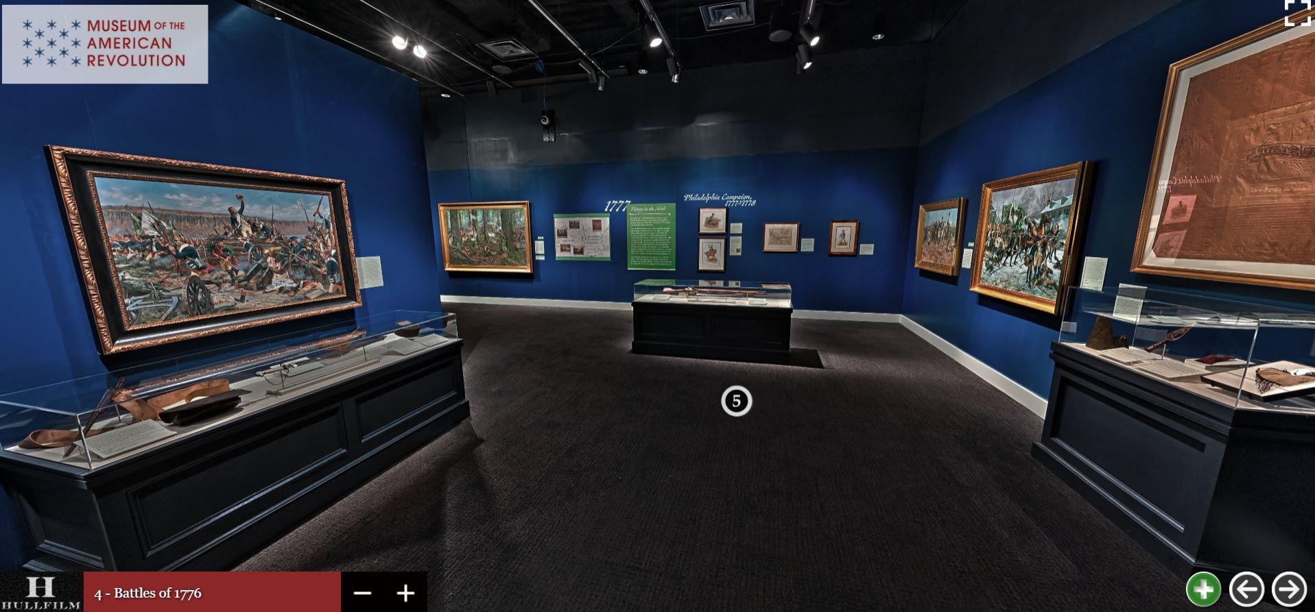 A still taken from the Museum's virtual tour of the past "Liberty" virtual exibit.