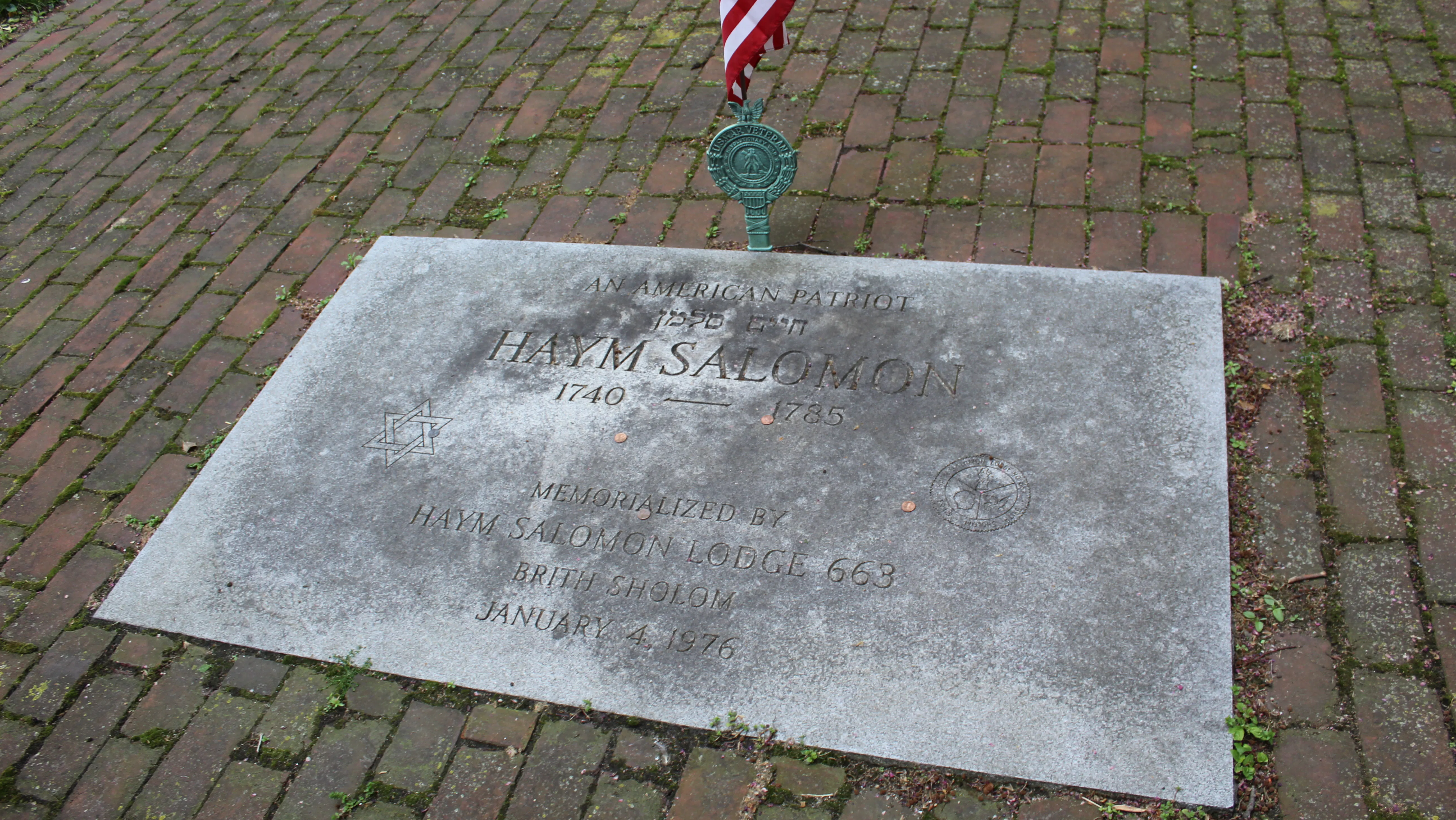 Mikveh Israel Cemetery Haym Salomon Marker