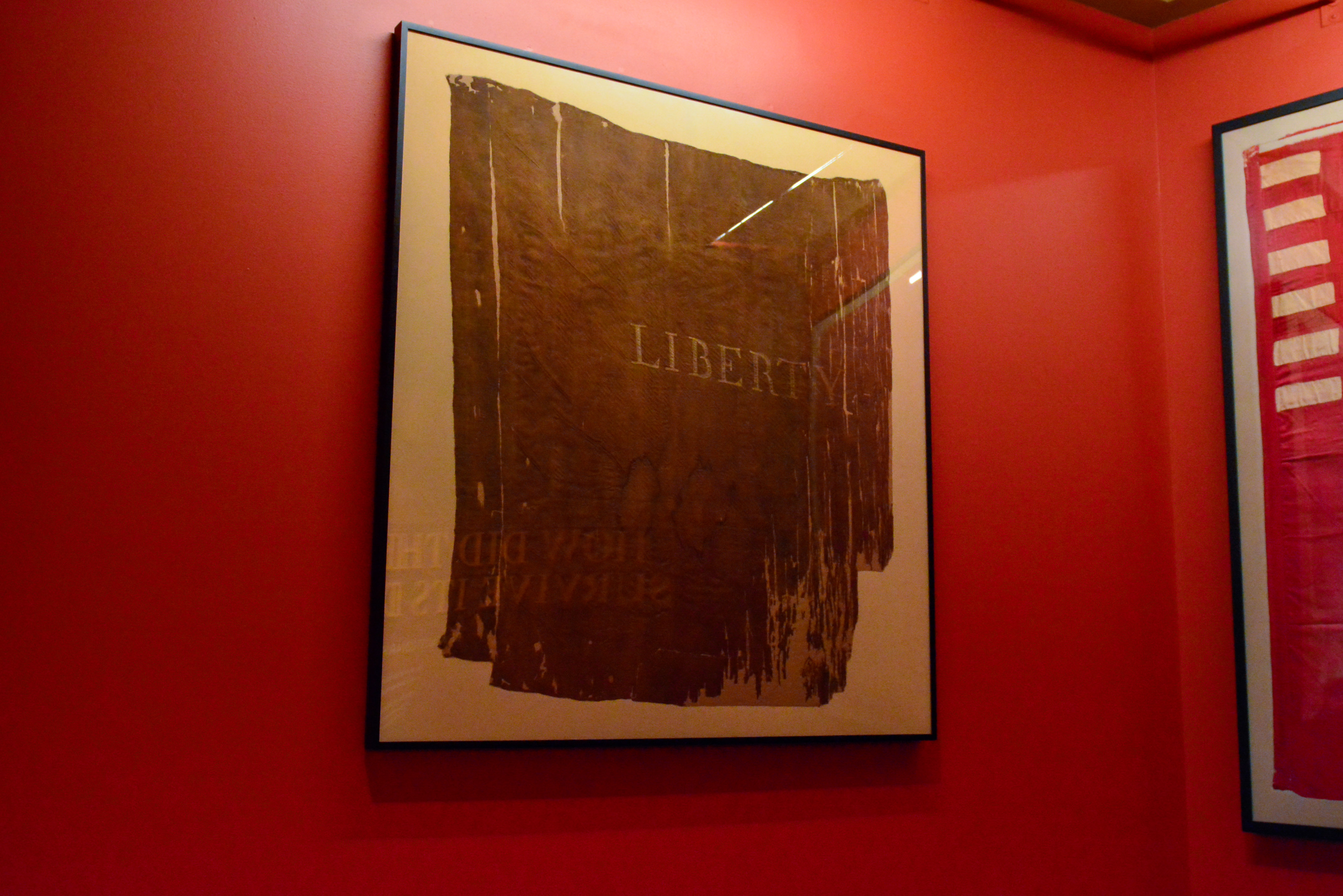 Schenectady Liberty Flag on loan from Schenectady Historical Dsc0725