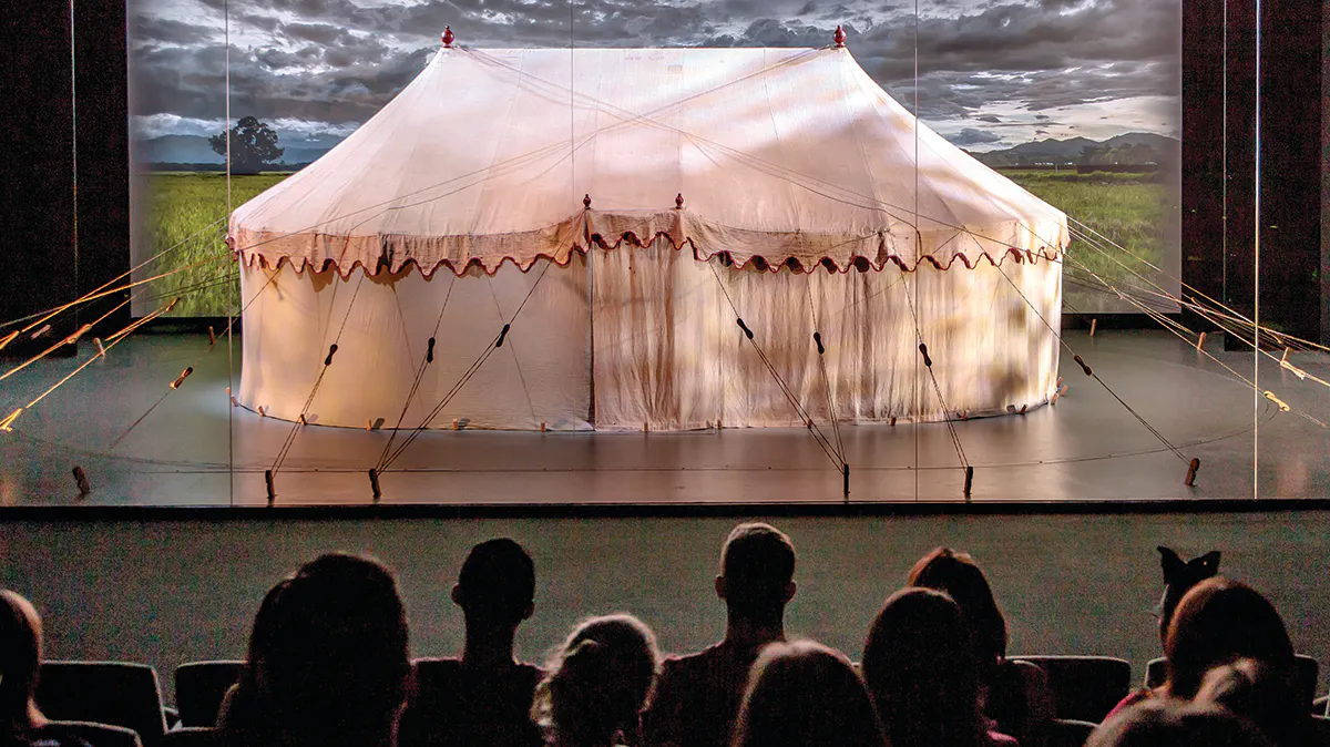General George Washington's Revolutionary War headquarters tent on display at the Museum