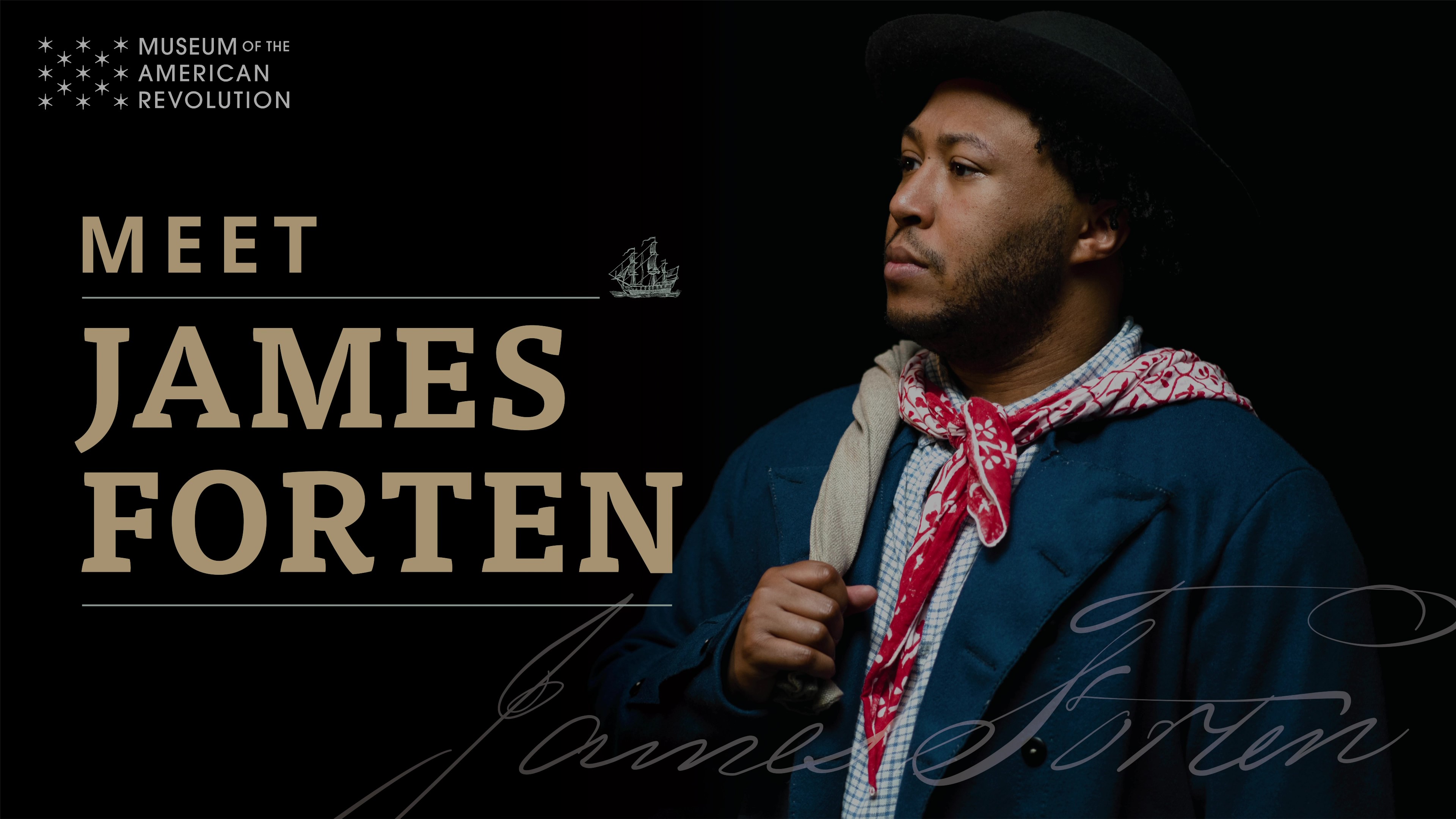 Meet James Forten cover image featuring actor Nathan Alford-Tate.