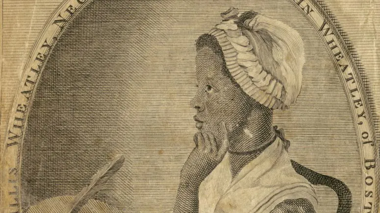 An illustration of Phillis Wheatley