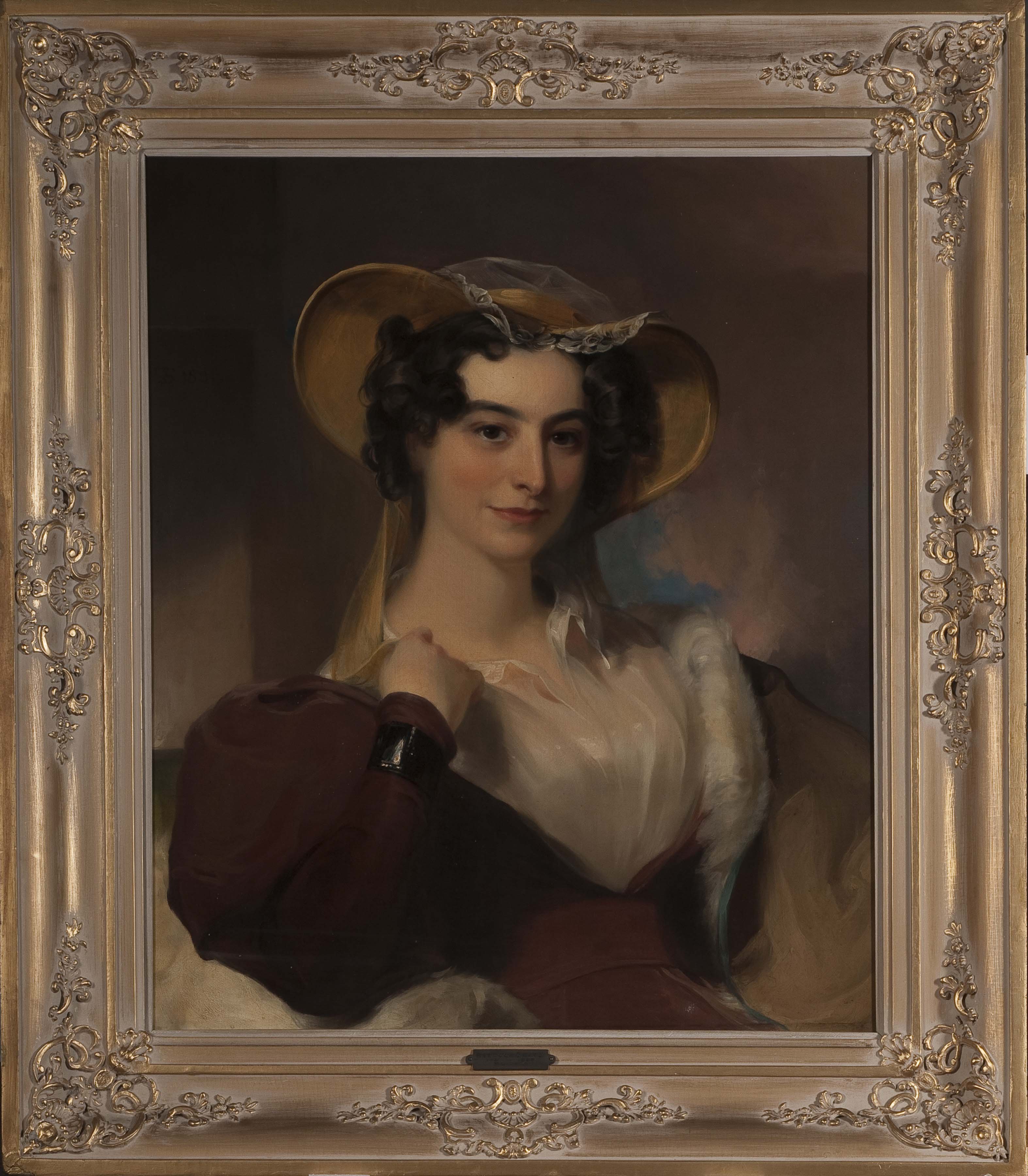 Portrait of Rebecca Gratz by Thomas Sully.