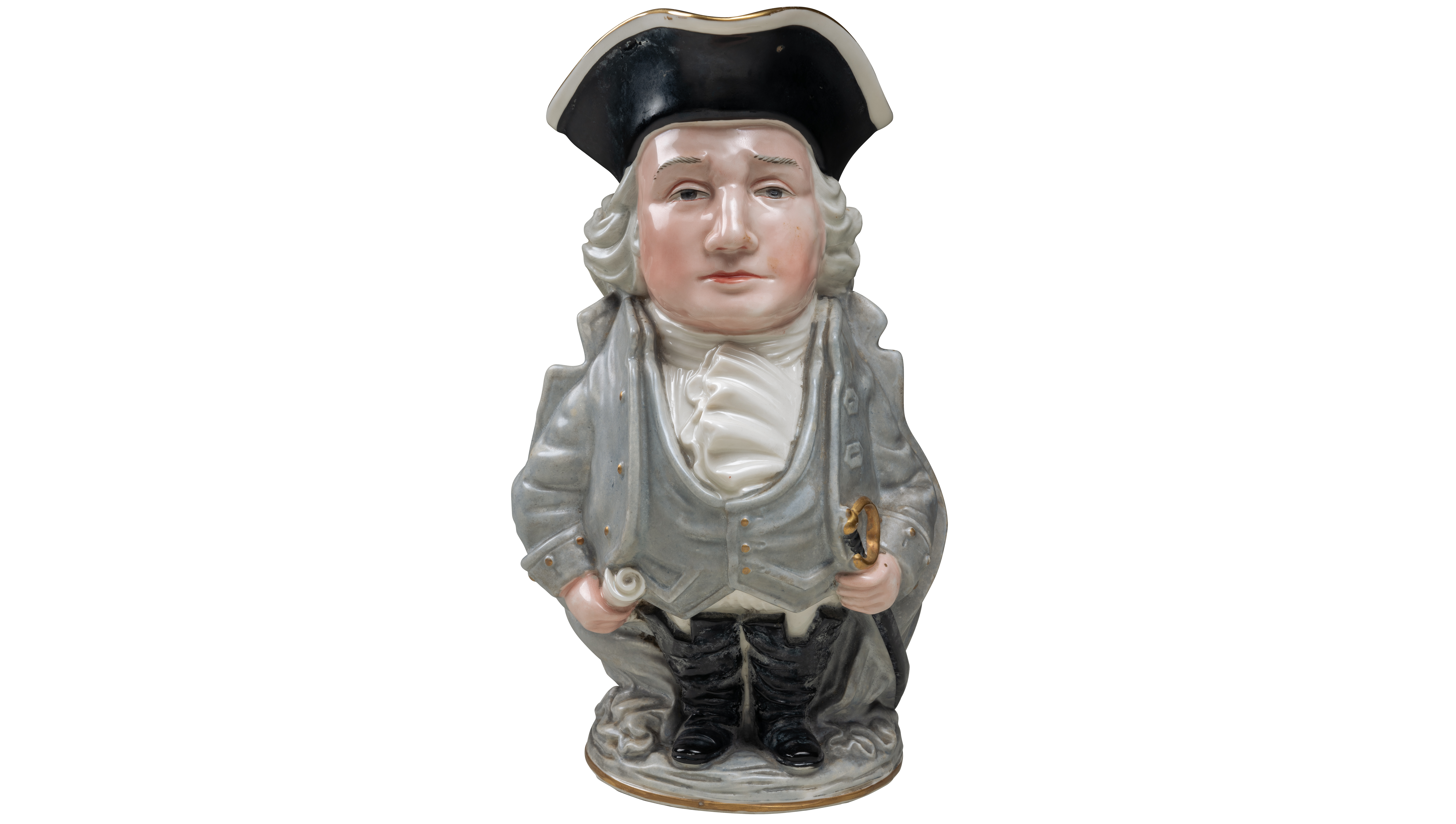 A toby jug in the likeness of George Washington