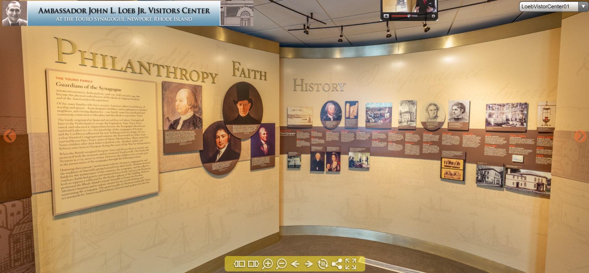 Image 113020 Ambassador John Loeb Visitor Center Virtual Exhibit