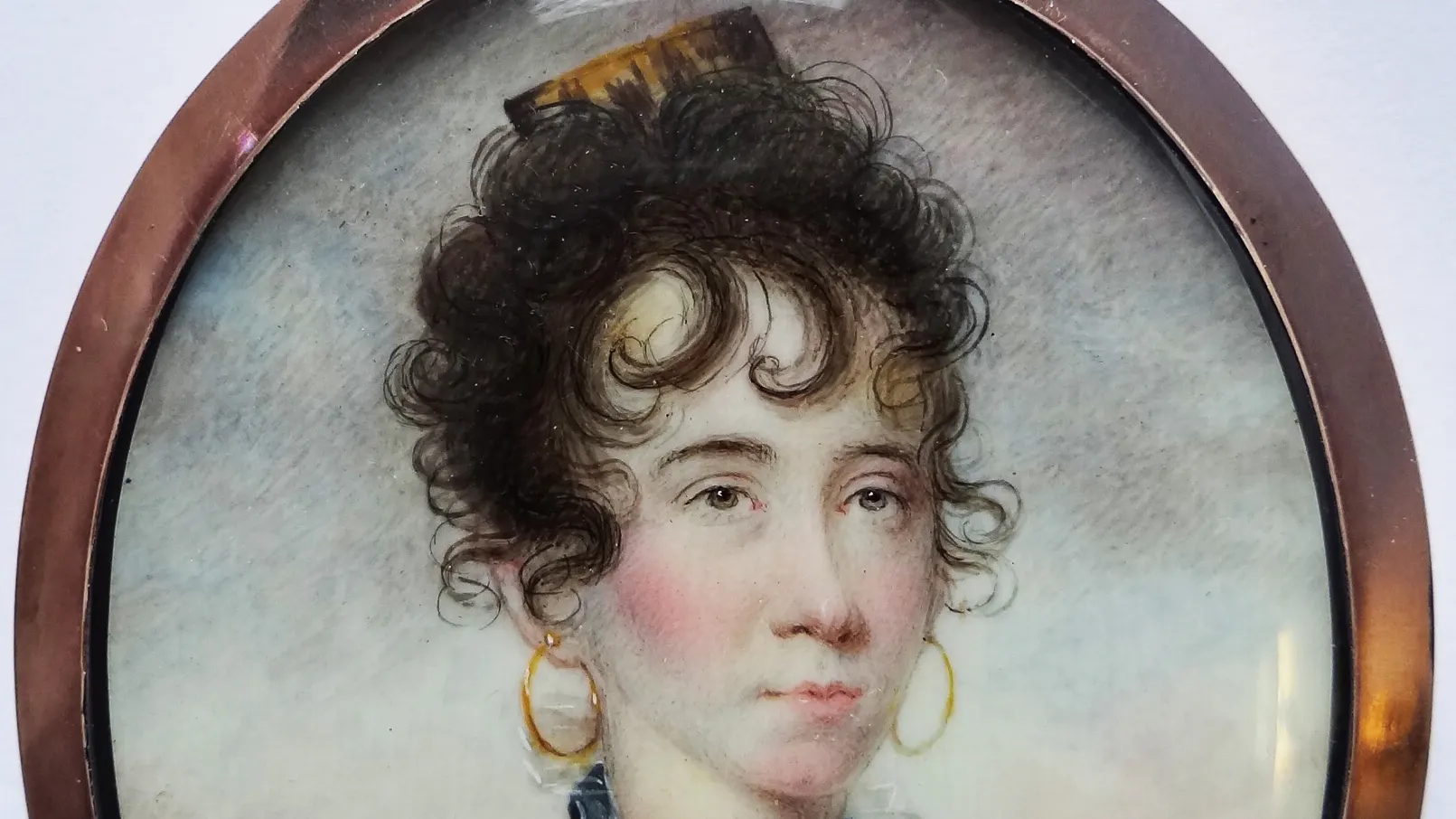 Miniature portrait of Martha Githens