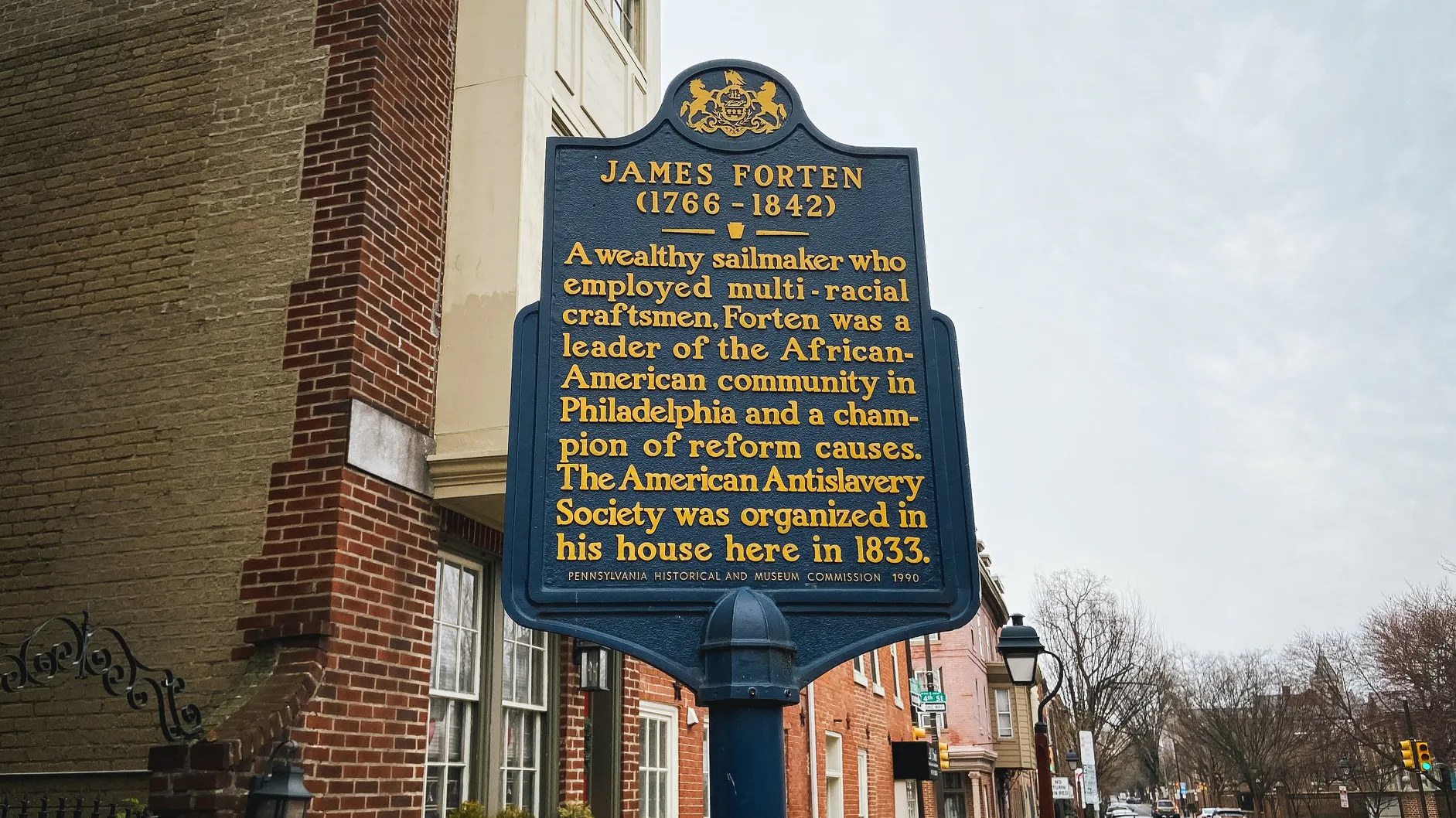 James Forten House Historical Marker